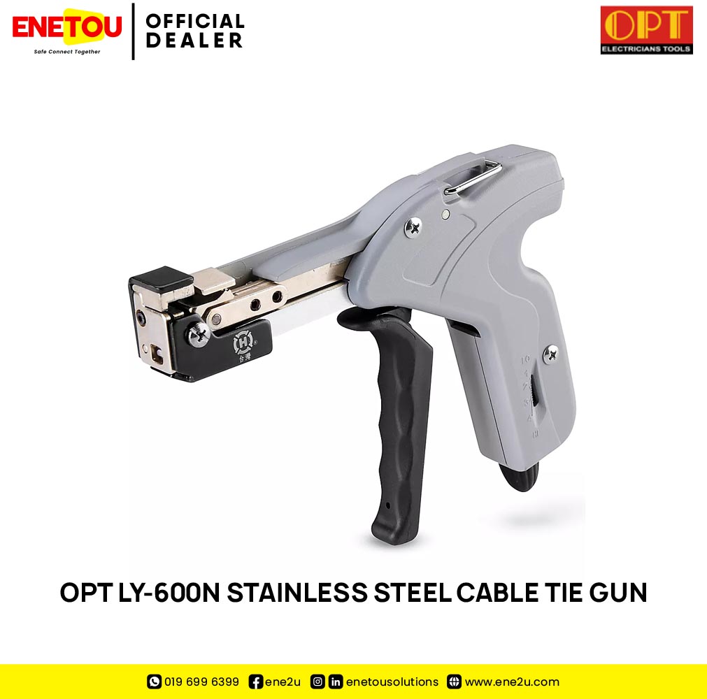 OPT LY600N STAINLESS STEEL CABLE TIE GUN